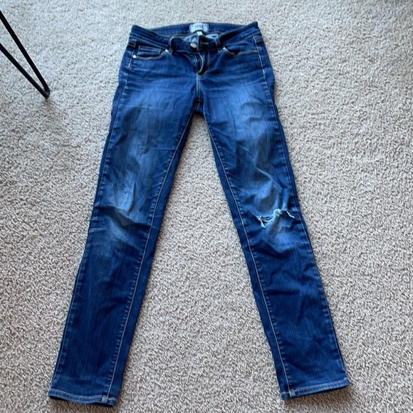PAIGE  Skyline Skinny Jeans in Maggie Wash size 26 Anthropologie - Picture 2 of 7